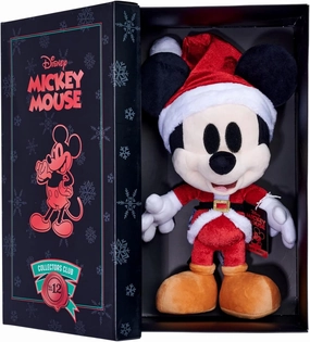 Simba 6315870305 Santa Mickey Mouse - December Edition, Amazon Exclusive, 35 cm Plush Figure in Gift Box, Special, Limited Edition Collectible, Soft Toy Suitable for Children from Birth