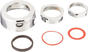 Sloan R-1010-A Regal Flange Kit 1-1/2". Includes Spud Flange, Spud Coupling, Gasket, Friction Rings - For use with Sloan Regal Flushometers, Original OEM Replacement Parts, 3308080