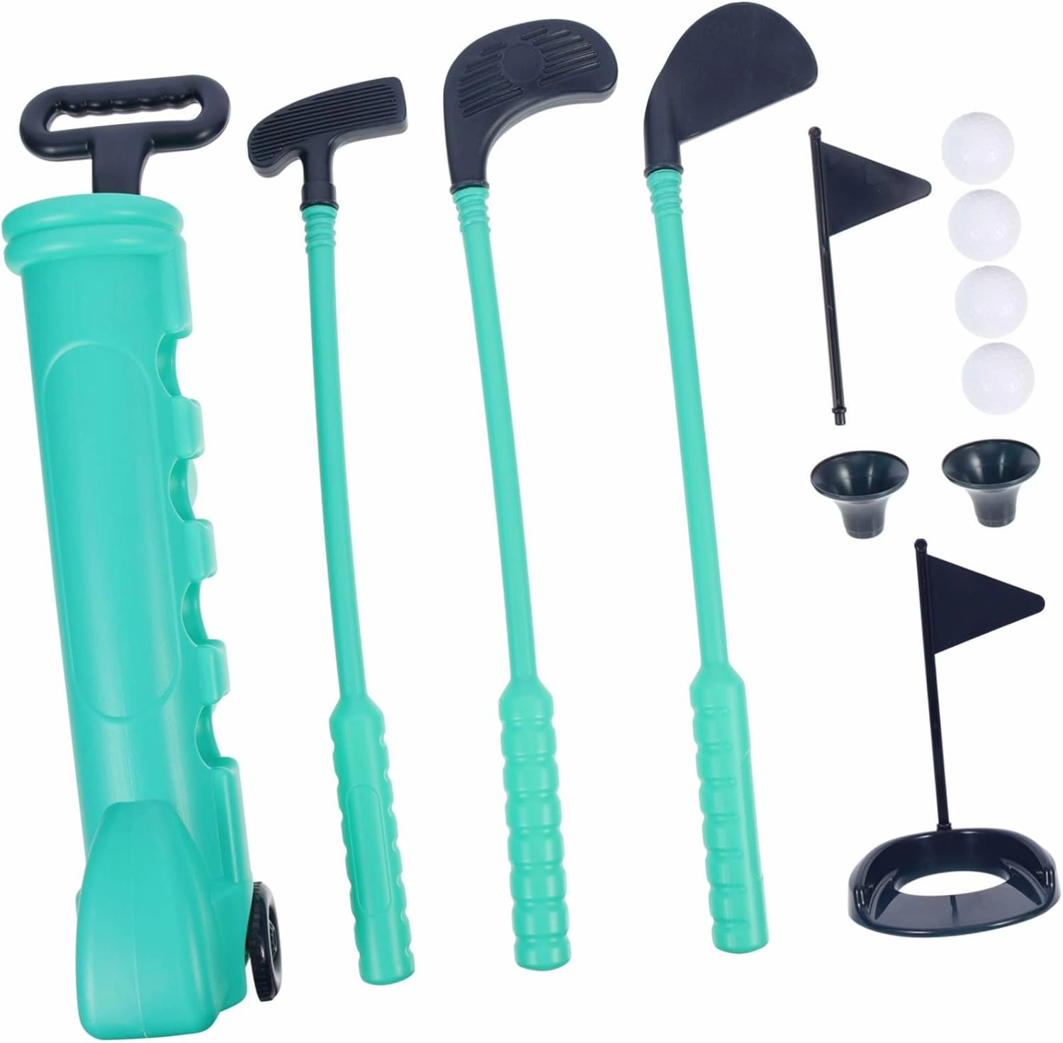 Sosoport 1 Set Educational Golf for Golf Clubs and Balls Interactive Outdoor Indoor Sports Plaything for Boys and Fun Physical Activity