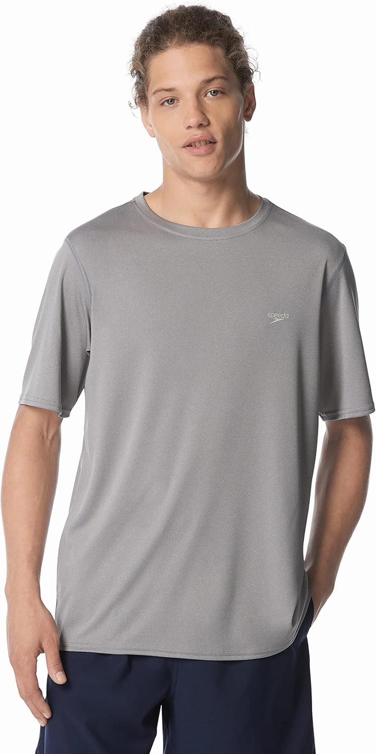 Speedo Men's Uv Swim Shirt Graphic Short Sleeve Tee