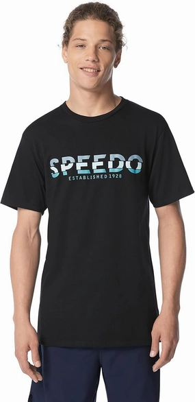 Speedo Men's Uv Swim Shirt Graphic Short Sleeve Tee