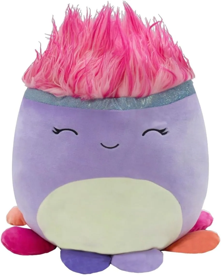Squishmallows Official Kellytoy 14 Inch Soft Plush Squishy Toy Animals - Owyn The Octopus Squishdoos