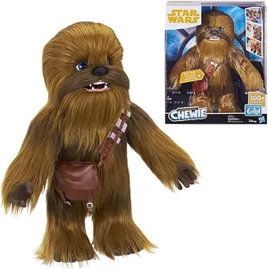 Star Wars Ultimate Co-Pilot Chewie Interactive Plush Toy, Brought to Life by FurReal, 100  Sound-and-Motion Combinations, Brown, Standard