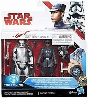 Star Wars Force Link Finn (First Order Disguise) & Captain Phasma Pack