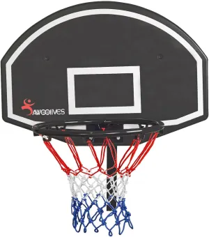 Steel Trampoline Basketball Hoop Outdoor for Trampoline Accessories Clubhouse Tent Cover Trampoline Hoop Basketball Attachment for Kids and Adults Recreational Trampolines Toys Pole Cap…