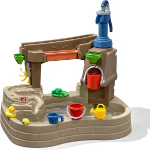 Step 2 Pump & Splash Discovery Pond Water Table, Kids Water Sensory Activity Pool, Summer Outdoor Toys, 10 Piece Toy Accessories, For Toddlers 2  Years Old