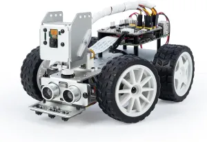 SunFounder PiCar-X AI Video Robot Car Kit for Raspberry Pi 5/4/3B /3B, ChatGPT-4o Enabled with Video Recognition, Python, Scratch, Camera, Mic, Rechargeable Batterry (RPI NOT Included)