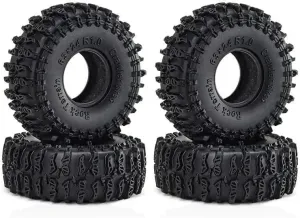 Super Soft Sticky 1.0 Crawler Tires for 1/18 1/24 RC Crawler Car Axial SCX24 FMS FCX24 AX24 Upgrade