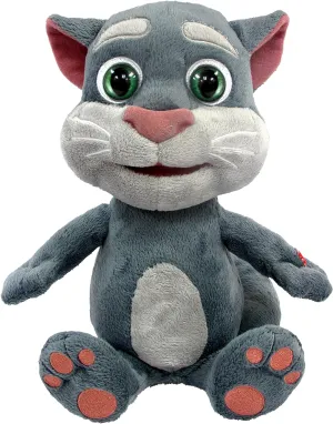 Talking Tom & Friends, My Talking Tom 12 Inch Plush Toy with Interactive Features, Talkback Talking Friends Stuffed Cuddly Plush Toy 12"