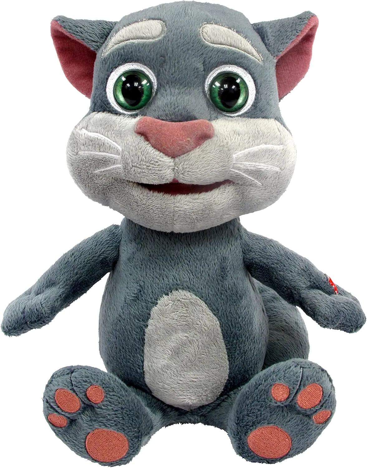 Talking Tom & Friends, My Talking Tom 12 Inch Plush Toy with Interactive Features, Talkback Talking Friends Stuffed Cuddly Plush Toy 12"
