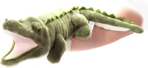The Petting Zoo Alligator Hand Puppet Stuffed Animal Plushie, Gifts for Kids, Puppetz Animals, Alligator Interactive Puppets Plush Toy 20 Inches