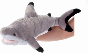 The Petting Zoo Blacktip Shark Hand Puppet Stuffed Animal Plushie, Gifts for Kids, Puppetz Animals, Shark Interactive Puppets Plush Toy 19 Inches