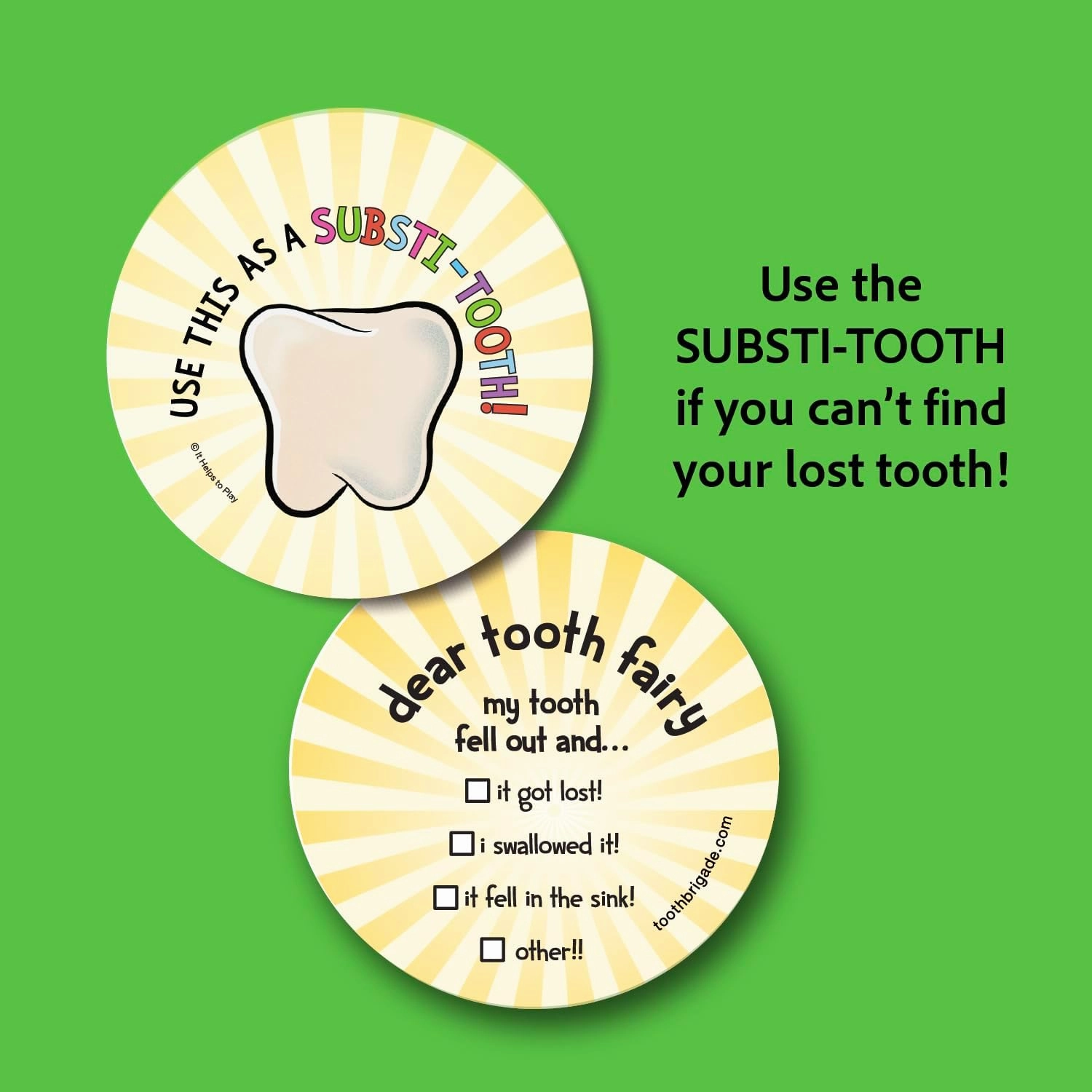 The Tooth Brigade Tooth Fairy Pillow | Stuffed Plush with Large Pocket Mouth for Lost Teeth, Treasures, Prizes - Fun and Interactive Plush, Perfect Kids, Boys, & Girls Gift (Twigs Moose)