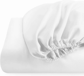 Top Split Flex Head King Fitted Sheet Only for Sleep Number Bed Fits Deep Pocket Mattresses 1800 Thread Count (White 2 Pack)