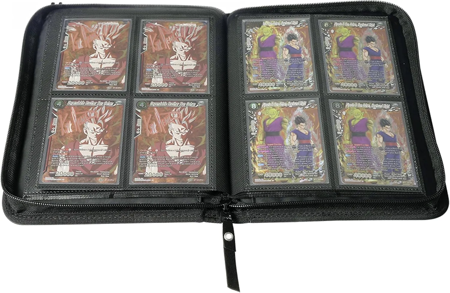 TopDeck Mini TopLoader Binder | Holds 96 Cards | 4 Pocket Trading Cards Album | Long Term Storage Binder | Side Load Sleeves | Pokemon/MTG/Yugioh/TCG Folder | Trading