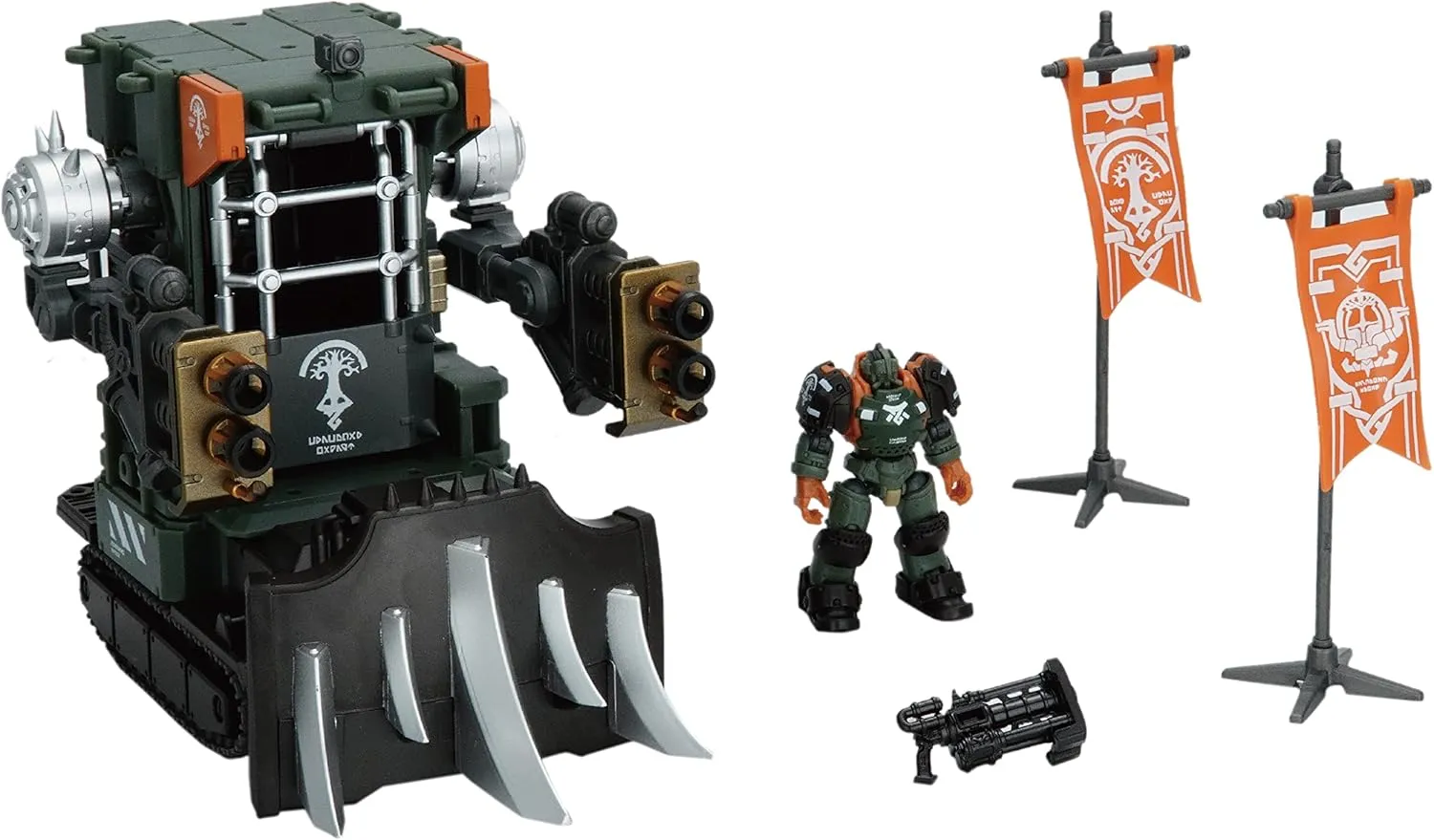Toys ALLIANCE ARC 19 "Record of Imirs" 1/35 Scale Yggdrasil Army Corps OT 43 Battlefield Grill, PVC & ABS, Painted Finished Figure