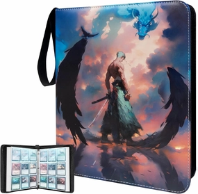 Trading Card Binder for One Piece Zoro Cards,9 Pocket with 60 Sleeves up to 1080 Cards One Piece TCG Card Binder,Waterproof Card Storage Bag with Sleeves,One Piece Zoro for Card Display Case