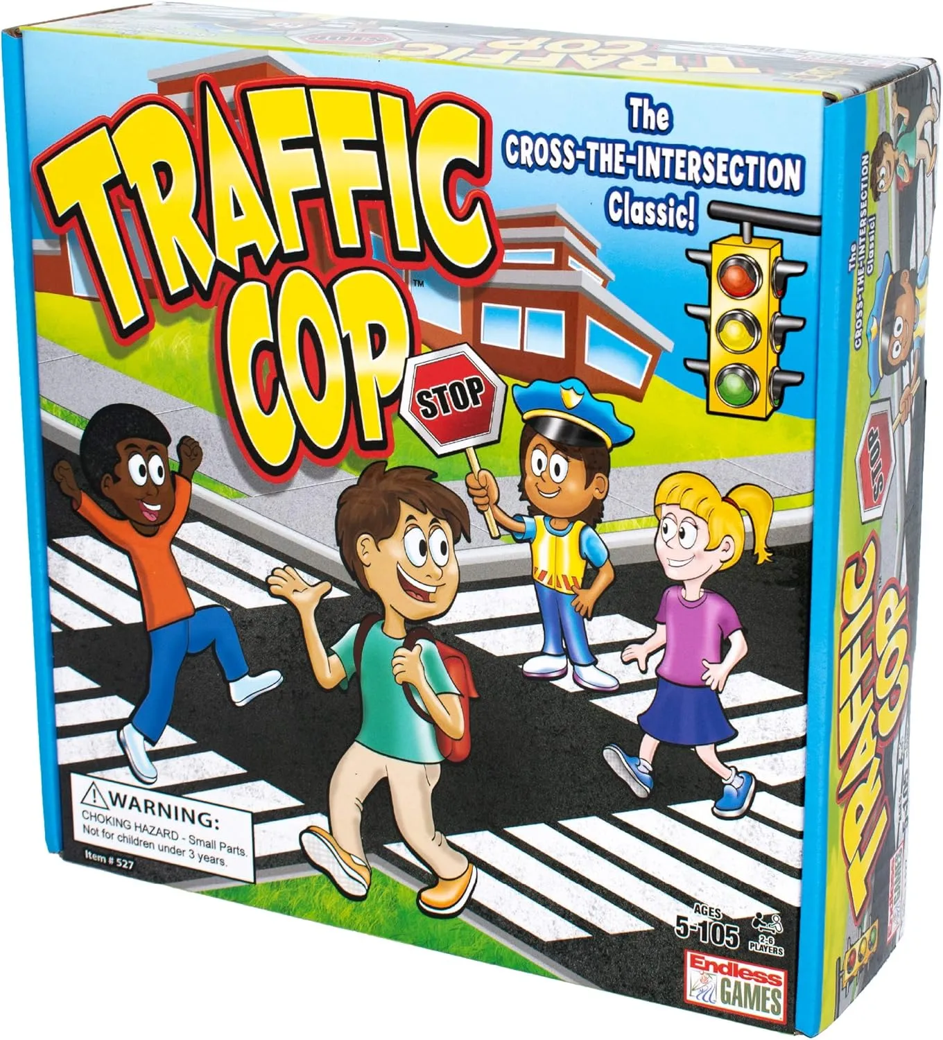 Traffic Cop: The School Yard Game of Stop and Go - Interactive Game for Kids - Promotes Physical Activity - Indoor and Outdoor Safe