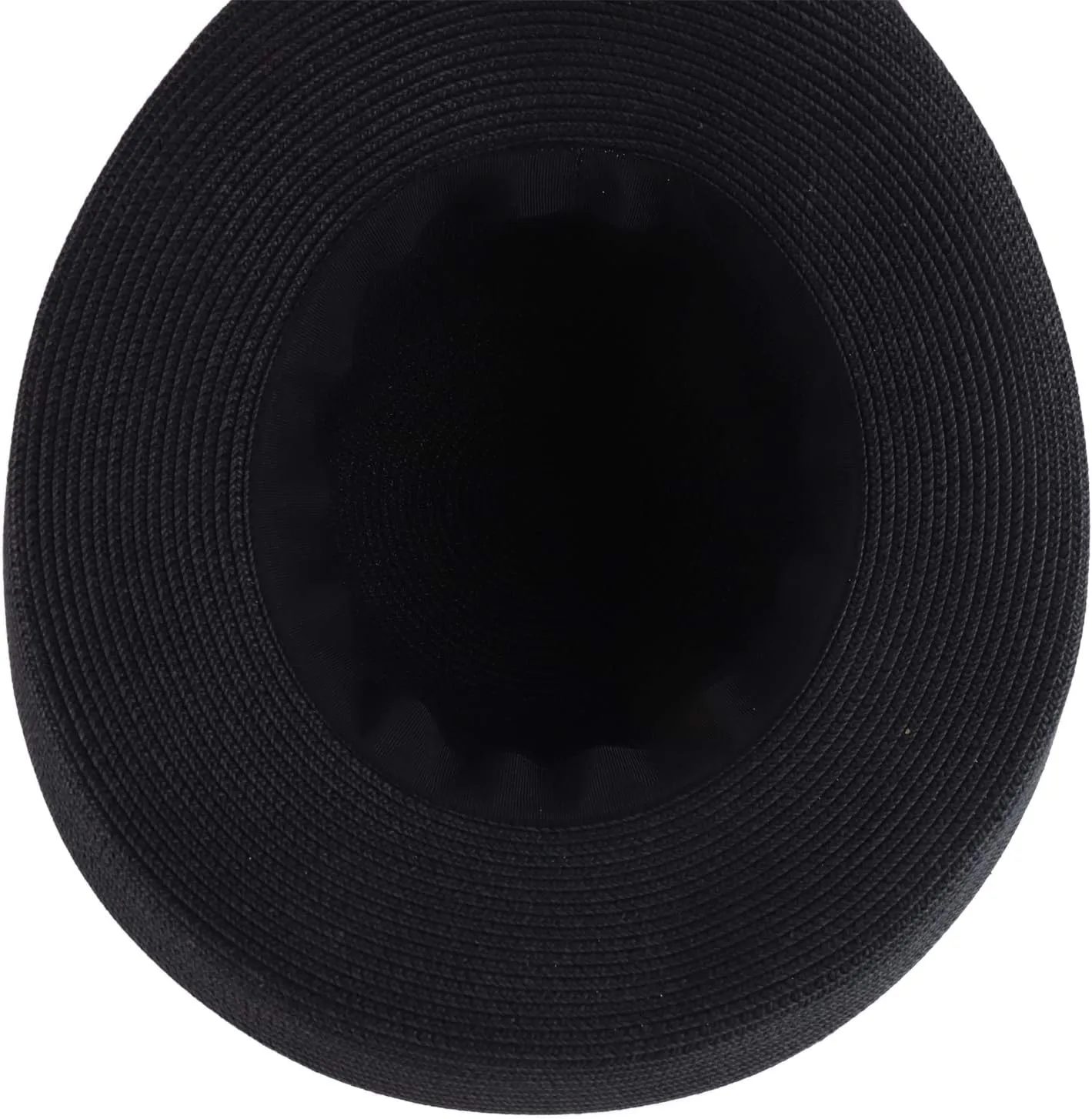 Trendy Apparel Shop Women's UPF 50  Soft Paper Braid Large Kettle Brim Sun Hat