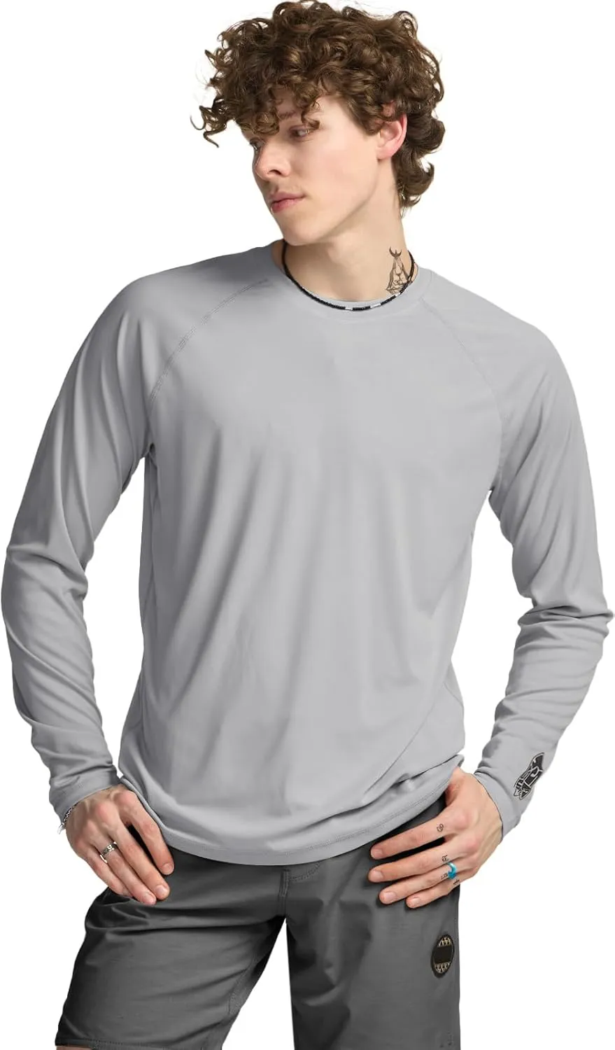 TSLA Men's Rashguard Swim Shirts, UPF 50  Cool Running Workout Loose-Fit Long Sleeve