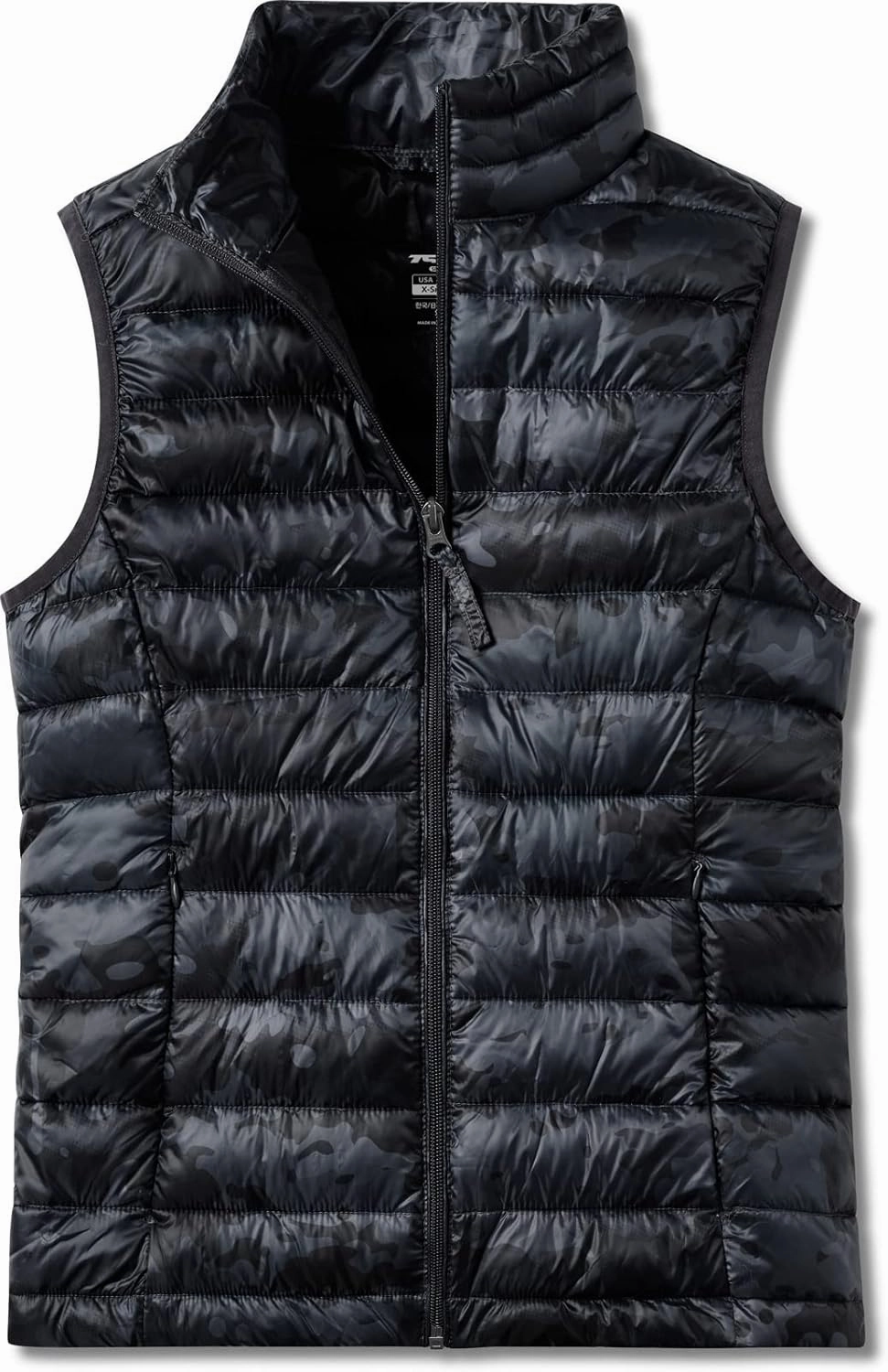 TSLA Women's Lightweight Packable Accent Puffer Jacket, Water-Resistant Winter Coat