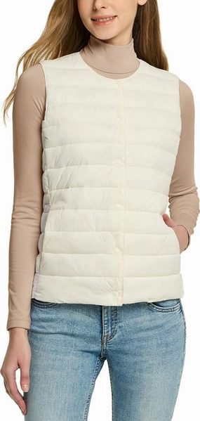 TSLA Women's Lightweight Packable Accent Puffer Jacket, Water-Resistant Winter Coat