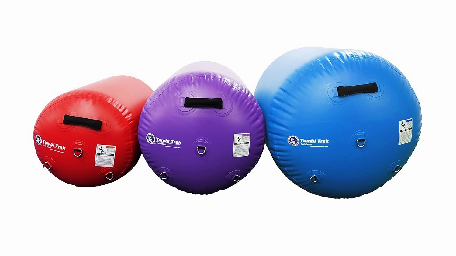 Tumbl Trak Air Barrel, Commercial Grade Air Roller for Gymnastics and Cheerleading, Red, 36In Diameter
