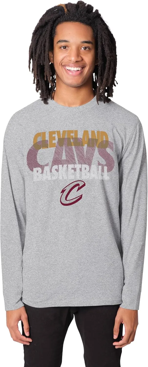 Ultra Game Men's NBA Official Super Soft Supreme Long Sleeve T-Shirt