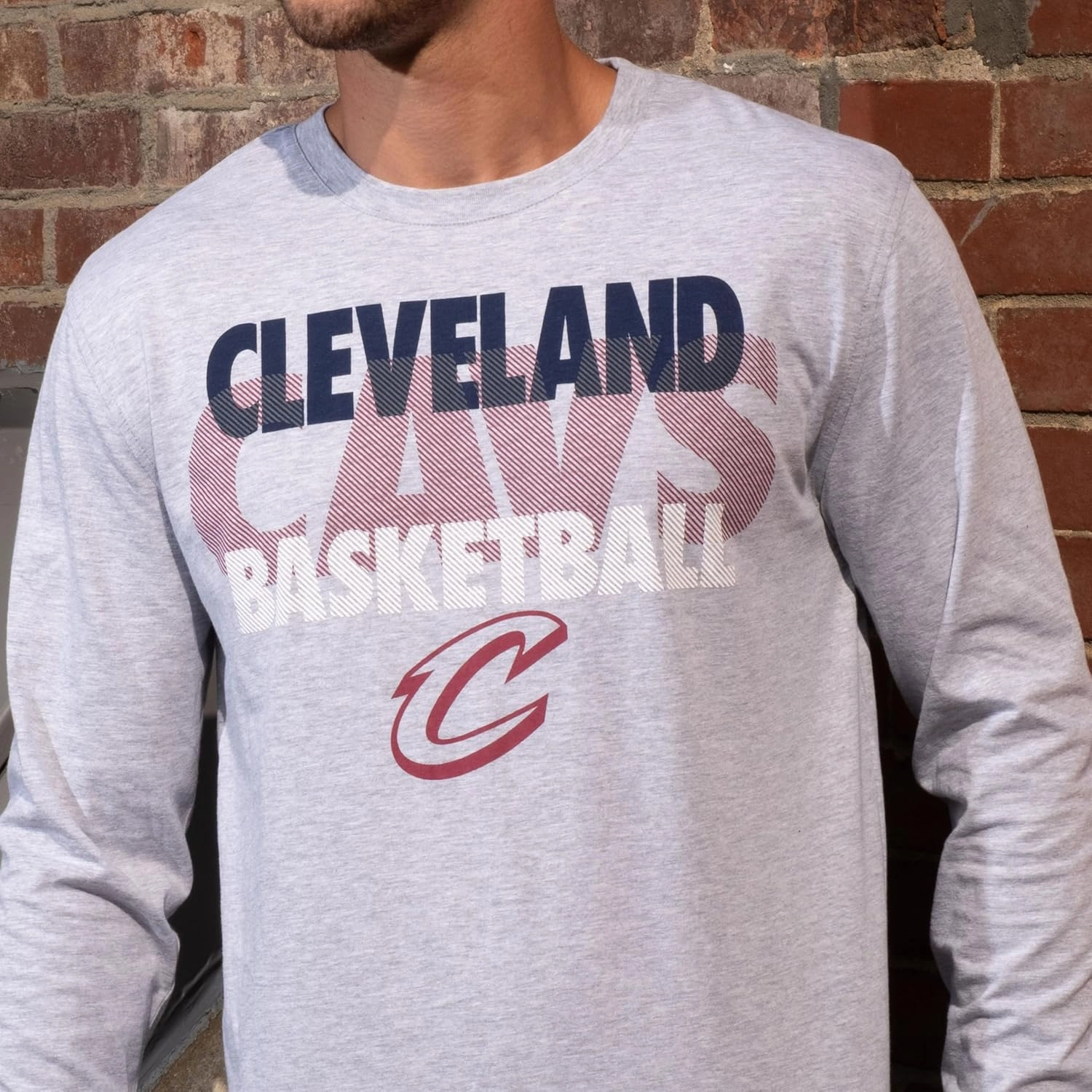 Ultra Game Men's NBA Official Super Soft Supreme Long Sleeve T-Shirt
