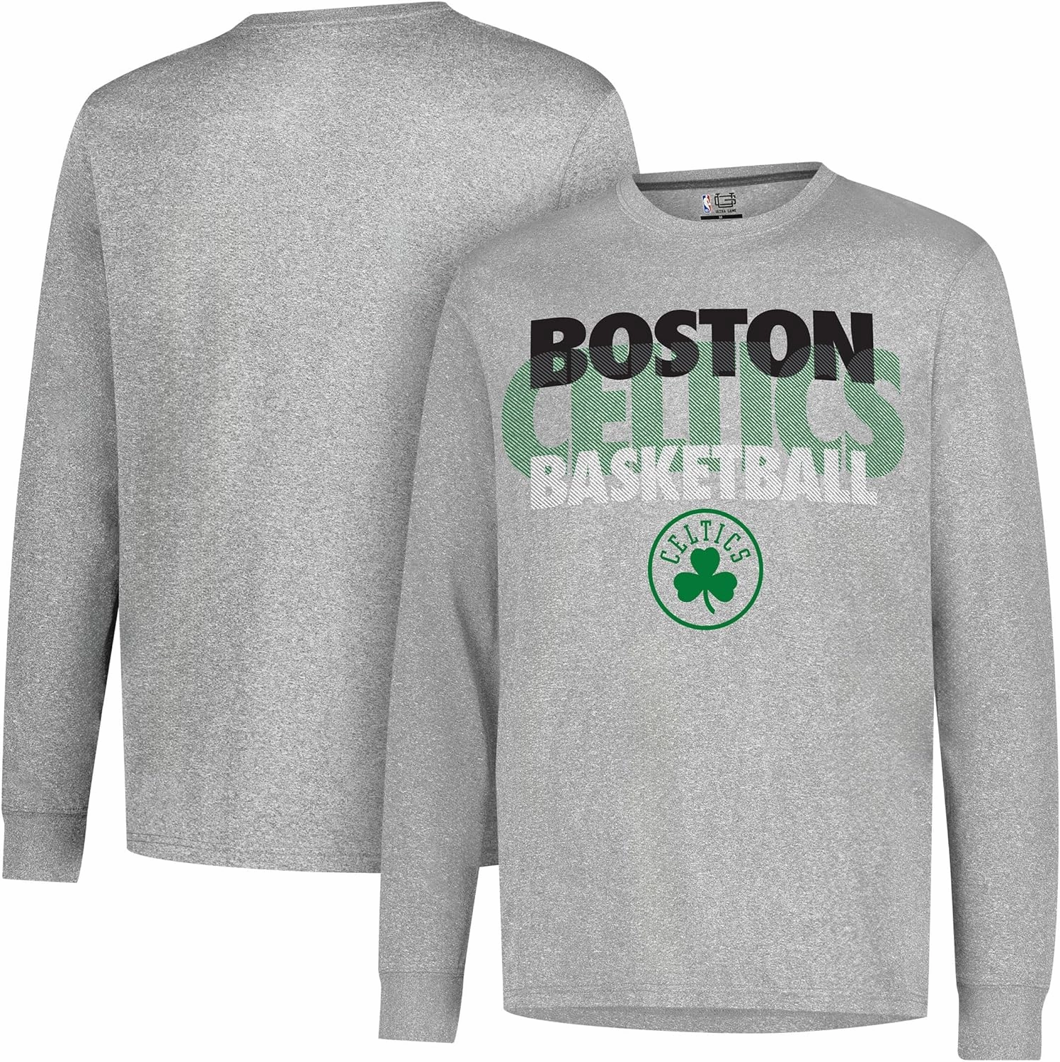 Ultra Game Men's NBA Official Super Soft Supreme Long Sleeve T-Shirt