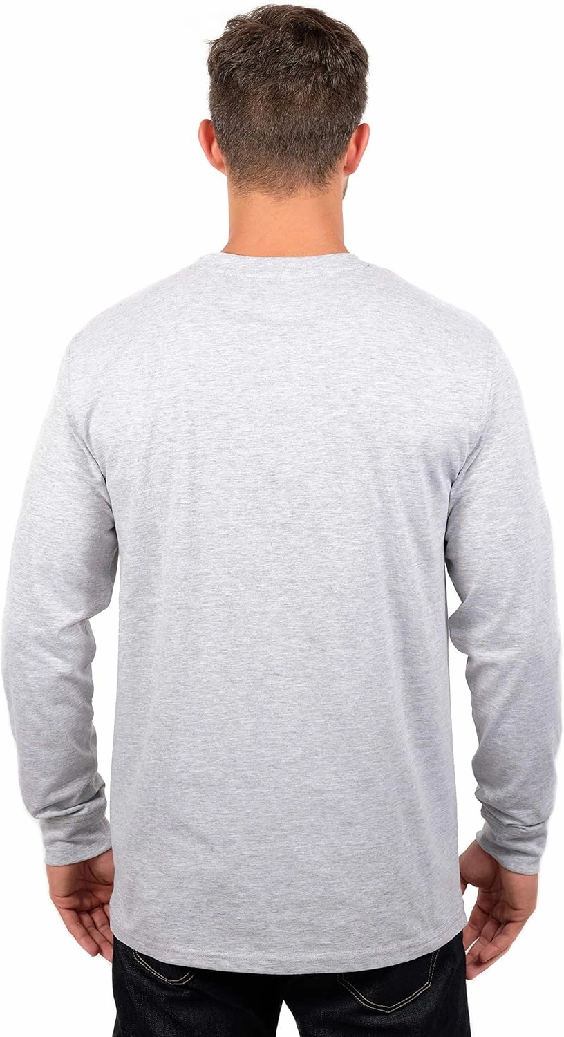Ultra Game Men's NBA Official Super Soft Supreme Long Sleeve T-Shirt