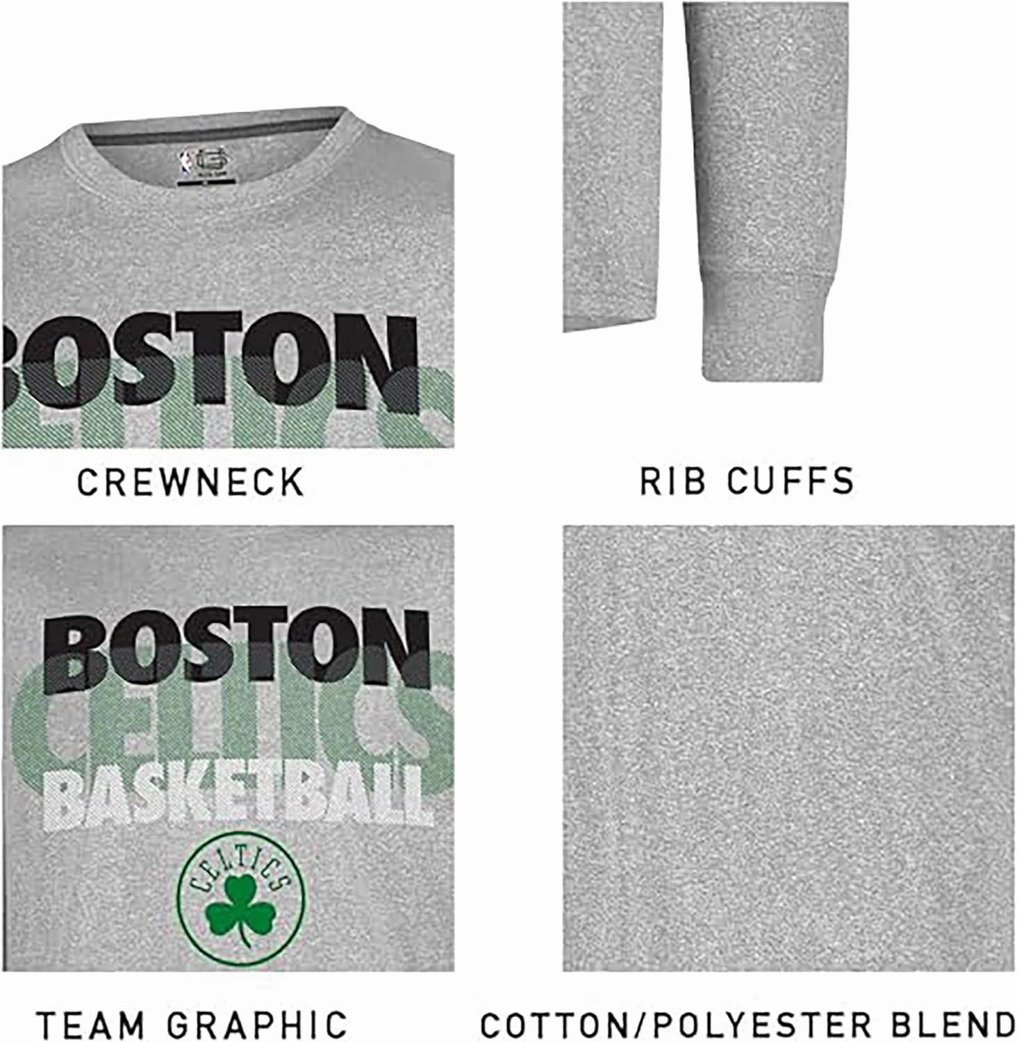 Ultra Game Men's NBA Official Super Soft Supreme Long Sleeve T-Shirt