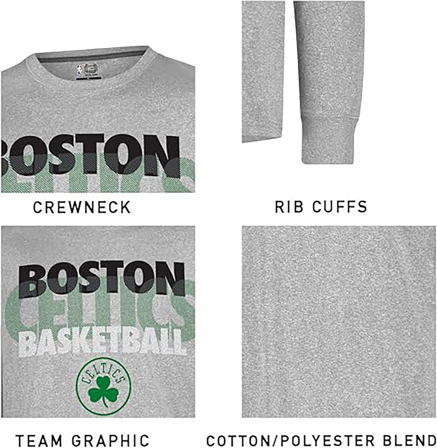 Ultra Game Men's NBA Official Super Soft Supreme Long Sleeve T-Shirt