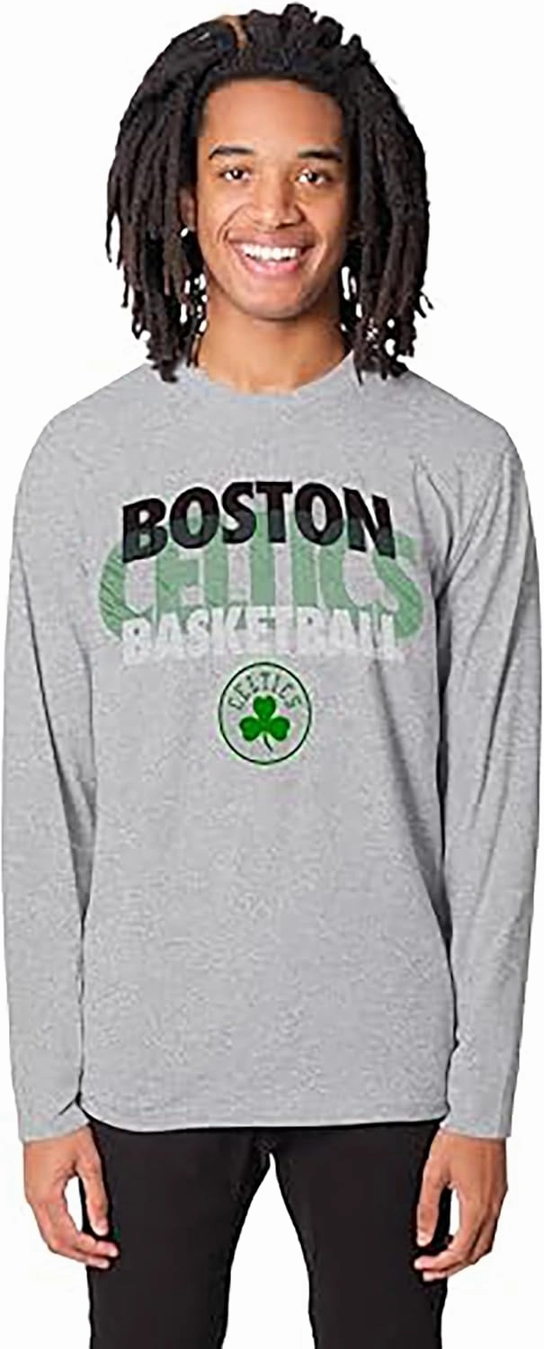 Ultra Game Men's NBA Official Super Soft Supreme Long Sleeve T-Shirt