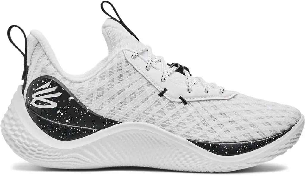 Under Armour Curry Flow 10 Team Adult Basketball Shoes White/Black