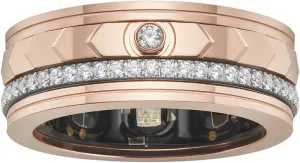 VERTU Smart Ring Ai Diamond Ring for Men/Women, Sleep Tracker - Fitness Monitor - No App Subscription - Floating Light, Size 8