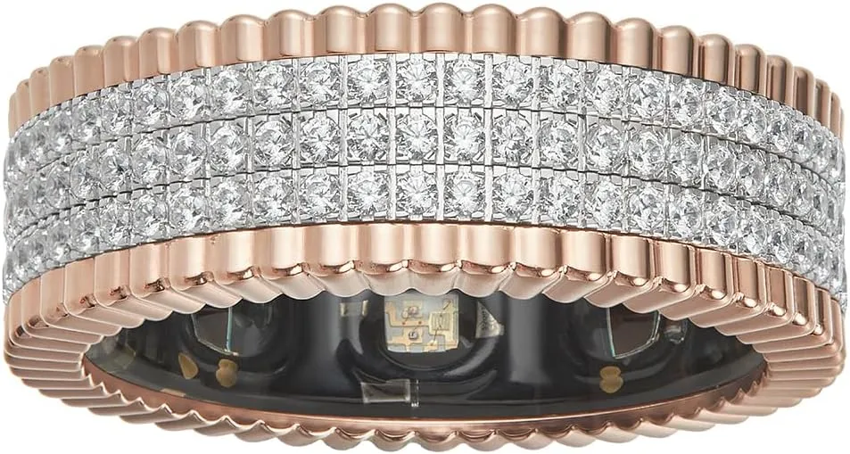 VERTU Smart Ring Ai Diamond Ring for Men/Women, Sleep Tracker - Fitness Monitor - No App Subscription - Galaxy Edition
