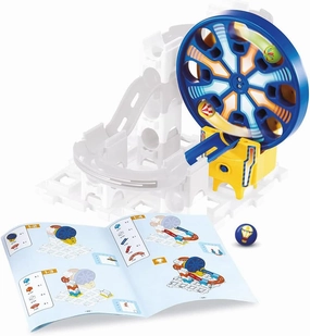 VTech - Marble Rush, Electronic Expansion Motorised Ferris Wheel Circuit, Construction Set, 3 Pieces, 3 Balls, Gift for Children from 4 Years