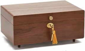 Watch Box Drawer-Type Solid Wood Storage Box, Earrings Necklaces Watch Storage Boxes Watch Accessories (Color : OneColor, Size : Jewelry Box with Lock)