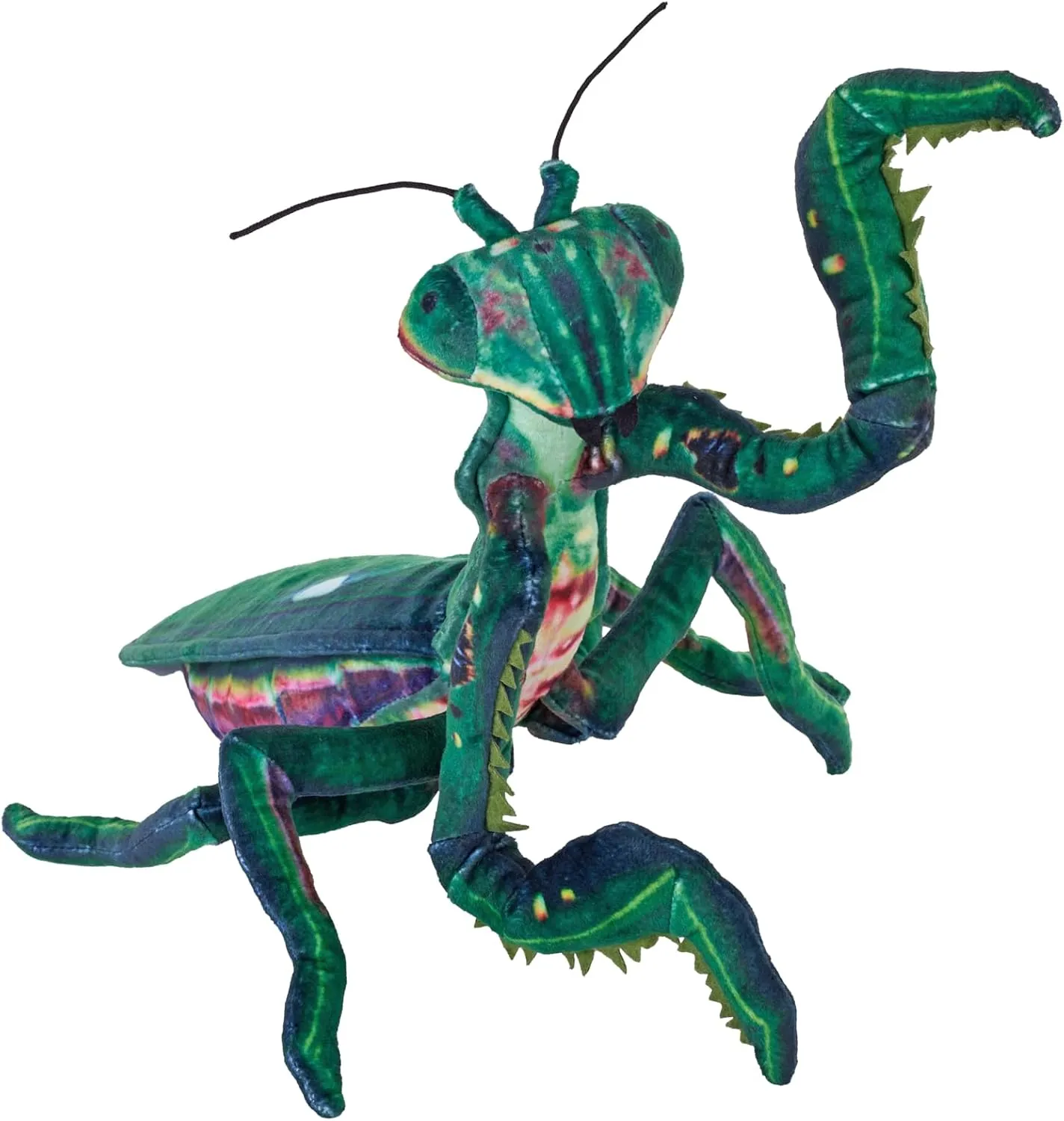 Wild Republic Living Earth Praying Mantis, Stuffed Animal, 16 inch, Plush Toy, Fill is Spun Recycled Water Bottles