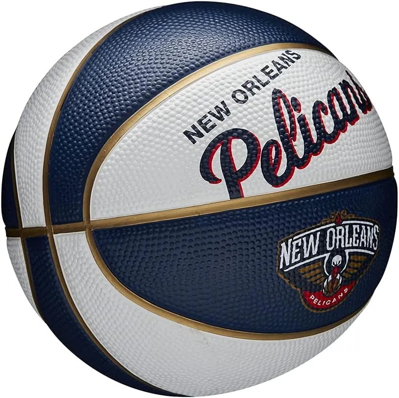 WILSON NBA Team Retro Mini Basketballs - Mini Size - 3"