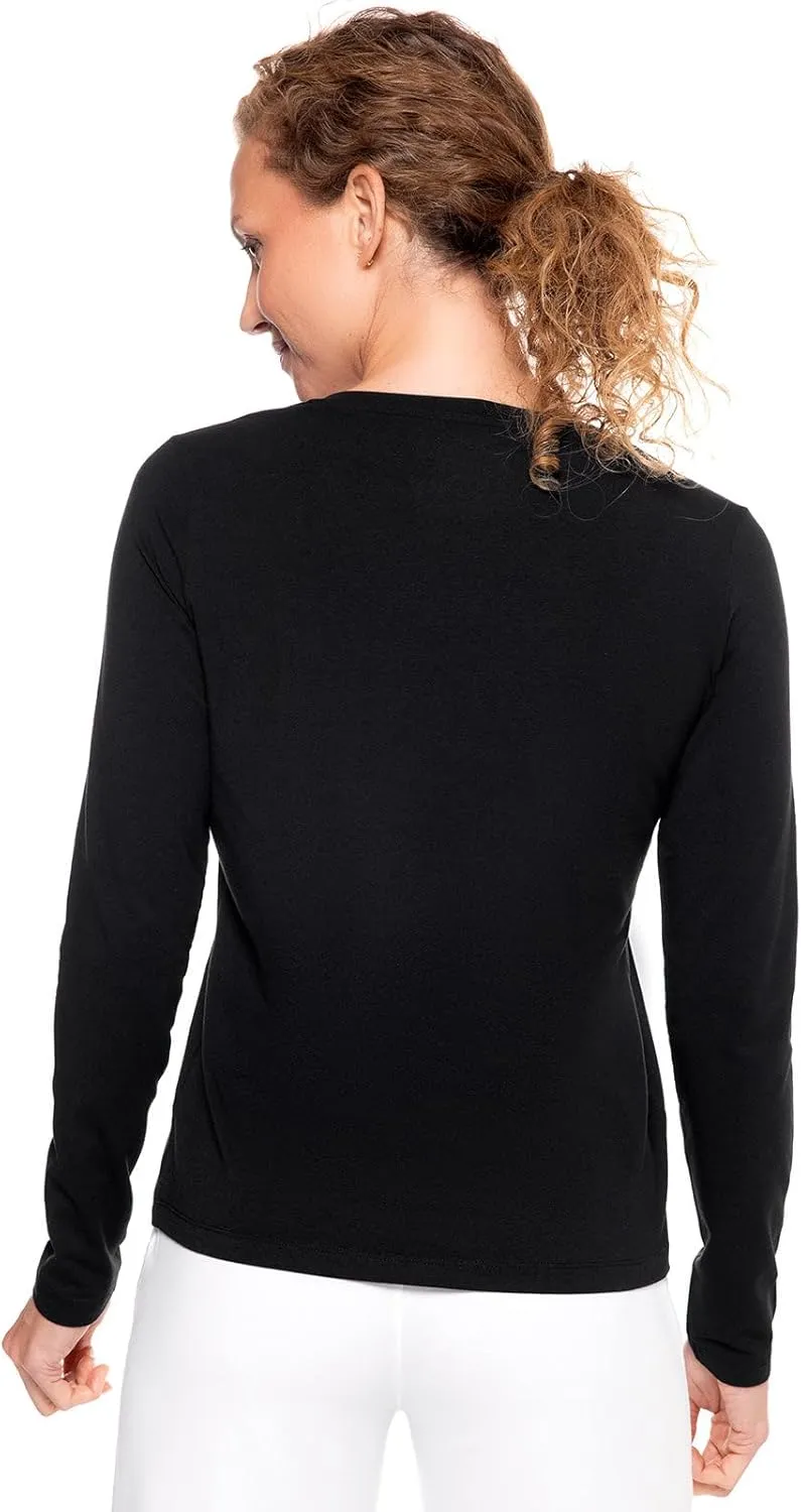 Women's Morada Everyday Long Sleeve V-Neck T-Shirt UPF 50 