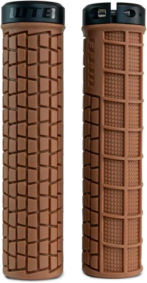 WTB Trace Bike Grips, Soft Anti-Slip Rubber with 32mm Diameter, Available in Black or Tan, Single-Clamp Design, Cushioned Blocks for Comfort & Control, Ideal for Rough Terrain & Trail Riding