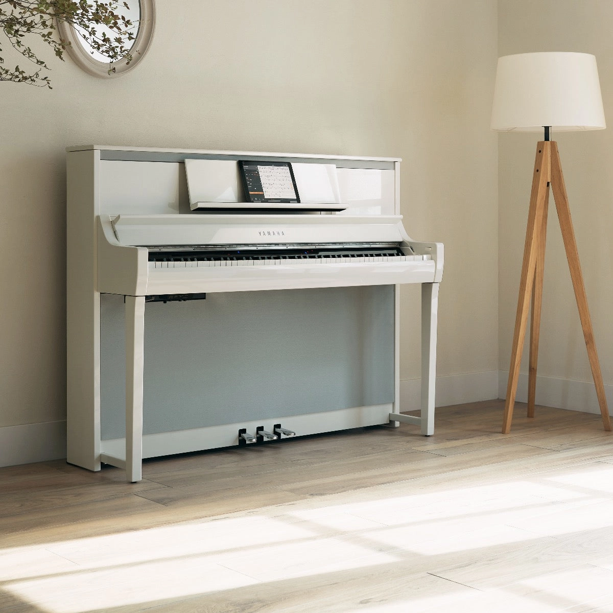 Yamaha Clavinova CSP-295 Digital Piano - Polished White